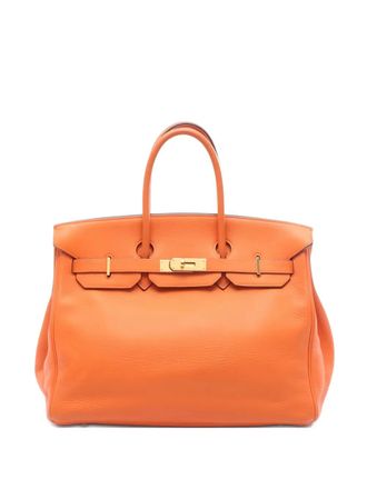 Herm&egrave;s Borsa a mano Birkin 35 - Arancione