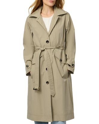 Bernardo Paperweight Long Raincoat
