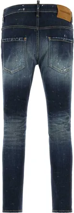 Dsquared2 Distressed Denim Jeans - Navy
