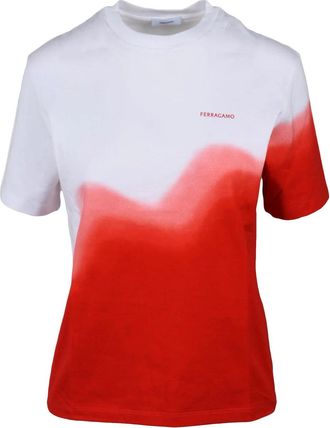 Ferragamo White Cotton T-Shirt
