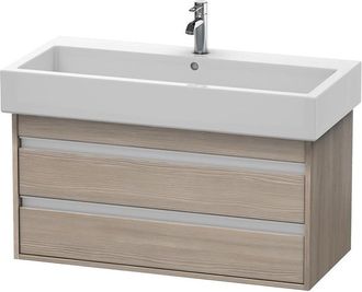 Duravit Duravit Ketho Neceser De Pared 6638, 2 Cajones, 950mm, Para Vero, Color (frente/cuerpo): Decoraci&oacute;n Pino Plata - Kt663803131