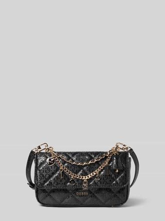Guess Umh&auml;ngetasche mit Label-Applikation Modell LIBBY in Black, Gr&ouml;&szlig;e 1