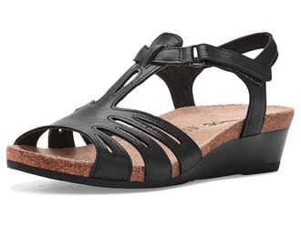 Naot Starlet Womens Wedge Shoes Black Leather : EU 42 (US Womens 11) M