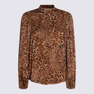 Twin-Set Shirts St. Animalier Coffee/Land