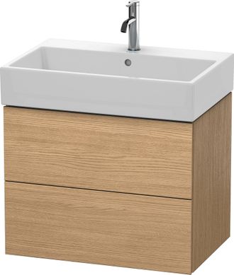 Duravit Duravit L-cube Mueble De Pared, 2 Cajones, 68,4 X 45,9 Cm, Para Vero Air 235070, Color: Decoraci&oacute;n Roble Europeo - Lc627605252