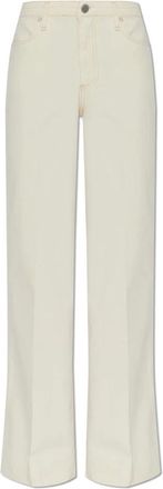 Rag & Bone Jeans, Dames, Beige, W25, Katoen, Ruby Flare Trouser Pants