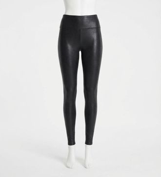 Spanx Faux Leather Leggings In Black