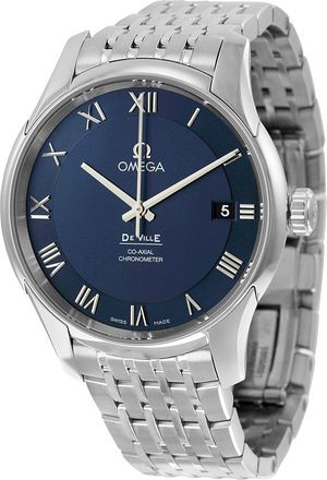 Omega Pre-owned Omega De Ville Blue Dial Mens Watch 431.10.41.21.03.001