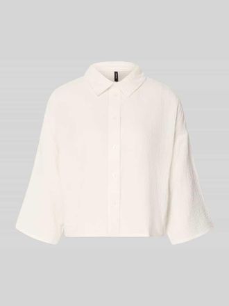 Vero Moda Loose Fit Hemdbluse aus reiner Baumwolle Modell NATALI in Weiss, Gr&ouml;&szlig;e XL