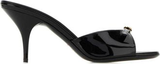 Miu Miu Black Leather Heels