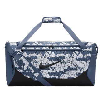 Nike Brasilia 60L Training Canvas Bag Diffused Blue Black IH7849-491
