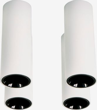 Sklum Pack De 4 Apliques De Techo Led De Superficie Redondos &Oslash;7,2 Cm En Aluminio Luisiana Sklum