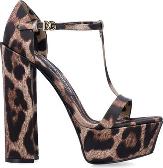 Dolce & Gabbana Leopard Print Platform Heels