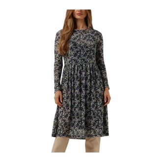 Lollys Laundry Lydia Midi Jurk - Dames - Casual kleedjes - Veelkleurig - M - Kleedjes