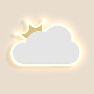 OEM Aplique De Pared Interior, Aplique De Pared Led De 14 W, Aplique De Pared Moderno Con Forma De Nube, Aplique De Pared Blanco C&aacute;lido Para Habitaci&oacute;n In