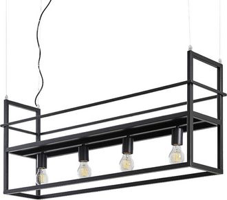 Lindby L&aacute;mpara Colgante grisela En Negro De Metal - Lindby