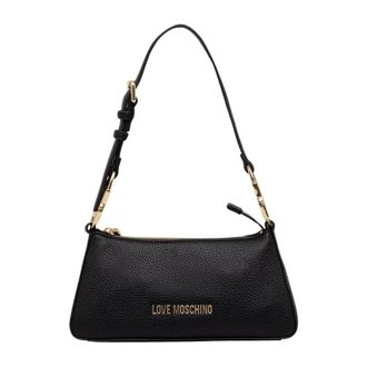 Love Moschino Dames, Tassen, Zwart, Maat: ONE Size Leer