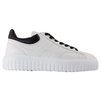 Hogan H Stripes Sneakers - Hogan - Leather - White