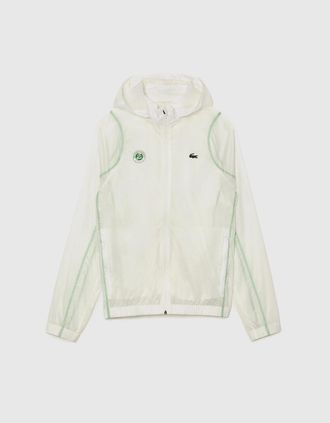 Lacoste Mens Roland Garros Windbreaker Jacket - Cream - Size: 38/36/Regular