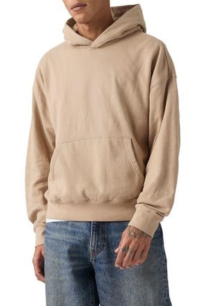 Levi's Soft Crop Cotton Blend Hoodie in White Pepper White Pepper at Nordstrom, Size Xx-Large