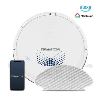 Rowenta X-plorer Serie 45 Rr8277 Aspiradora Robotizada 0,44 L Sin Bolsa Blanco