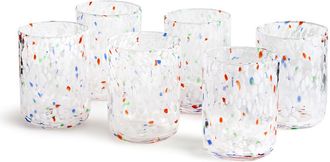 La Redoute Interieurs Set van 6 gespikkelde glazen, Dotio