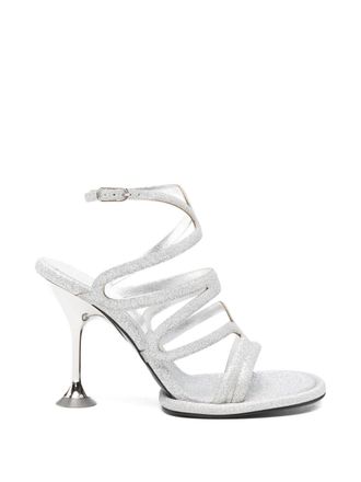 Sergio Rossi glitzernde Absatzsandalen