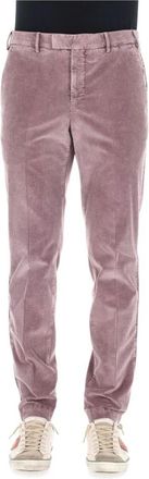 Pantaloni Torino Master Fit 500-Streep Velvet Broek - Heren - Slim Fit Broeken - Paars - M - Katoen - Broeken