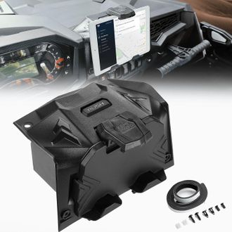 OEM Caja De Almacenamiento Para Soporte Gps De Dispositivo El&eacute;ctrico Compatible Con Accesorios Polaris Rzr Xp 1000 Xp Turbo Rzr Para Tabletas, Soporte Par