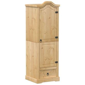 vidaXL Armadio Corona 55x52x170 cm in Legno Massello di Pino - Vidaxl