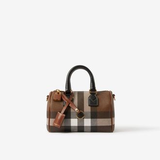 Burberry Mini Check Bowling Bag