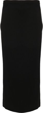 Tibi Compact Ultra midi skirt - women - Polyamide/Spandex/Elastane - 2 - Black
