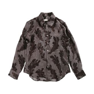 Dries Van Noten Heren, Overhemden, Grijs, Maat: XL
