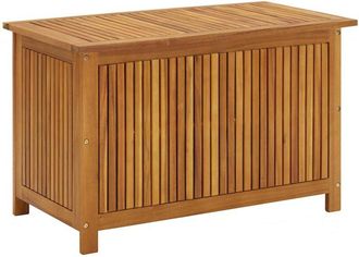 vidaXL Caja de almacenaje de jardín madera maciza acacia 90x50x58 cm Vidaxl