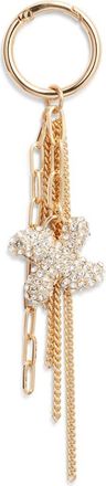 Chelsea28 Pav&eacute; Crystal Inital Bag Charm in X- Clear- Gold at Nordstrom