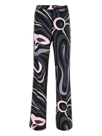 Pucci Pantaloni con stampa - Nero