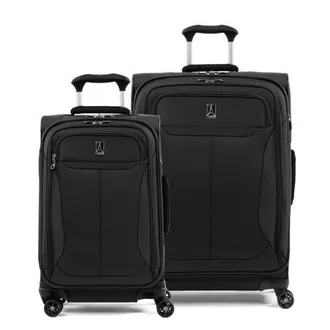 Travelpro Tourlite Softside Expandable 2 Piece (21/25) Spinner Luggage Set in Black at Nordstrom