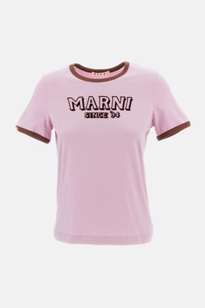 Marni Pink Logo T-Shirt