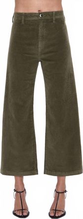 Pistola Denim Penny Crop High Rise Wide Leg Jean In Sequoia