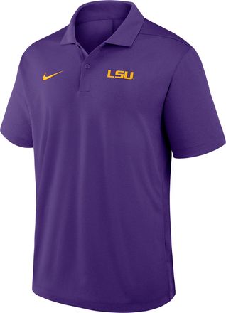 Nike LSU Primetime Victory Plus Nike Mens Dri-FIT College Polo in Purple | 04N851LLSN-XTS
