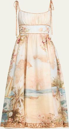 Zimmermann Mahon Picnic Midi Dress