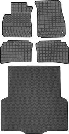 OEM Juego De Alfombrillas De Goma Para Coche Y Alfombrilla Para Maletero Para Opel Insignia B Sed&aacute;n (de Junio De 2017 A 2022)