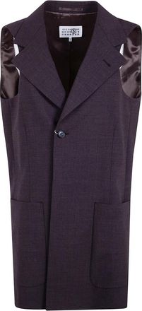 Maison Margiela Vests - Dames - Gillet - Bruin - S - Kostuums