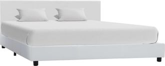 vidaXL Giroletto Bianco In Similpelle 140x200 Cm - Vidaxl