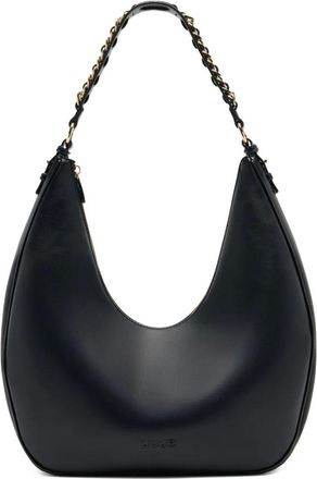 Liu Jo large chain-embellished shoulder bag - women - Polyester/Polyurethane Resin/Polyester - One Size - Black
