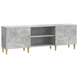 vidaXL Mueble De Tv 150 X 31 X 50 Cm Gris Hormig&oacute;n Vidaxl