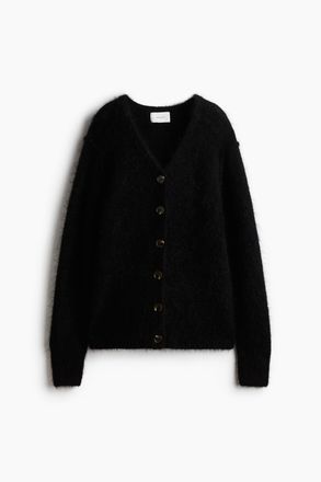 H&M Cardigan aus Mohairmix - Schwarz