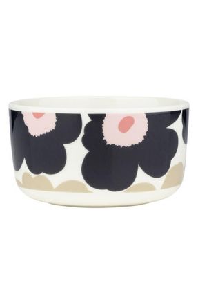 Marimekko Oiva Unikko Bowl in White at Nordstrom, Size One Size Oz