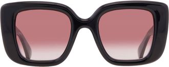 Gucci Red Gradient Square Ladies Sunglasses GG1975S 001 50