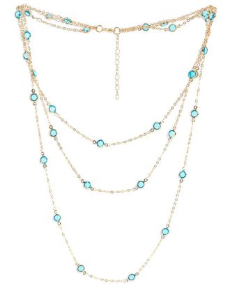 Saachi Glass 3-Layer Necklace